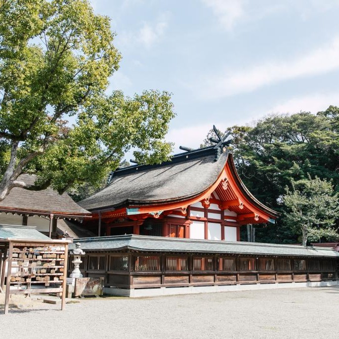 世界遺産 宗像大社（辺津宮）へのアクセスの画像