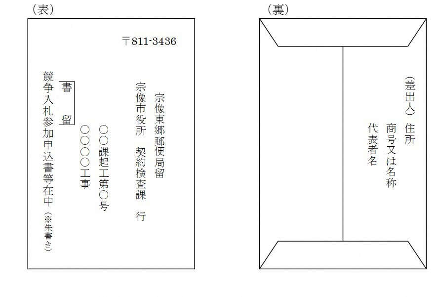 入札参加申込書