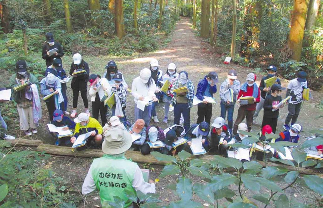 釣川源流での環境教育