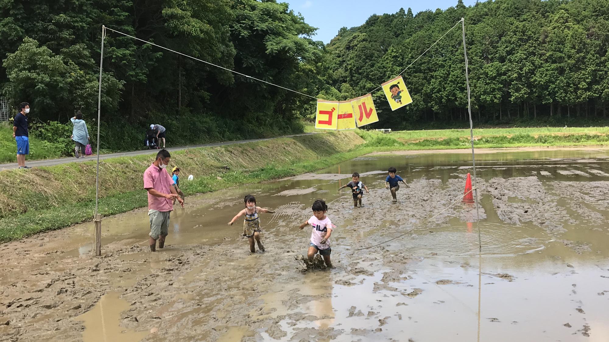 未就学児も最後まで走りました