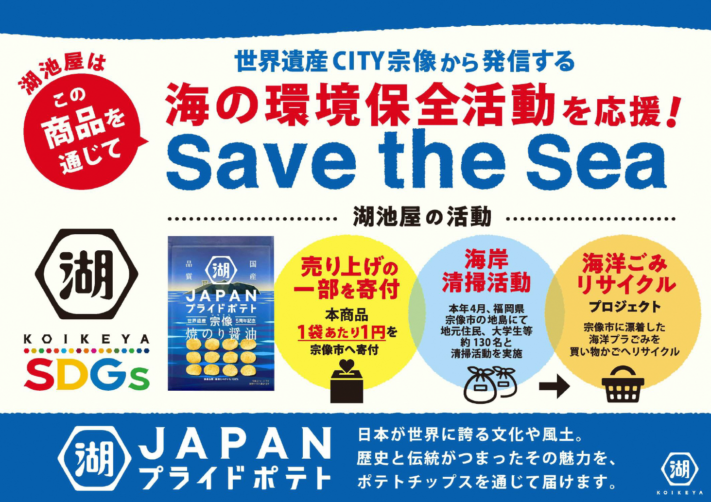 宗像の海を守る活動「Save the Sea」