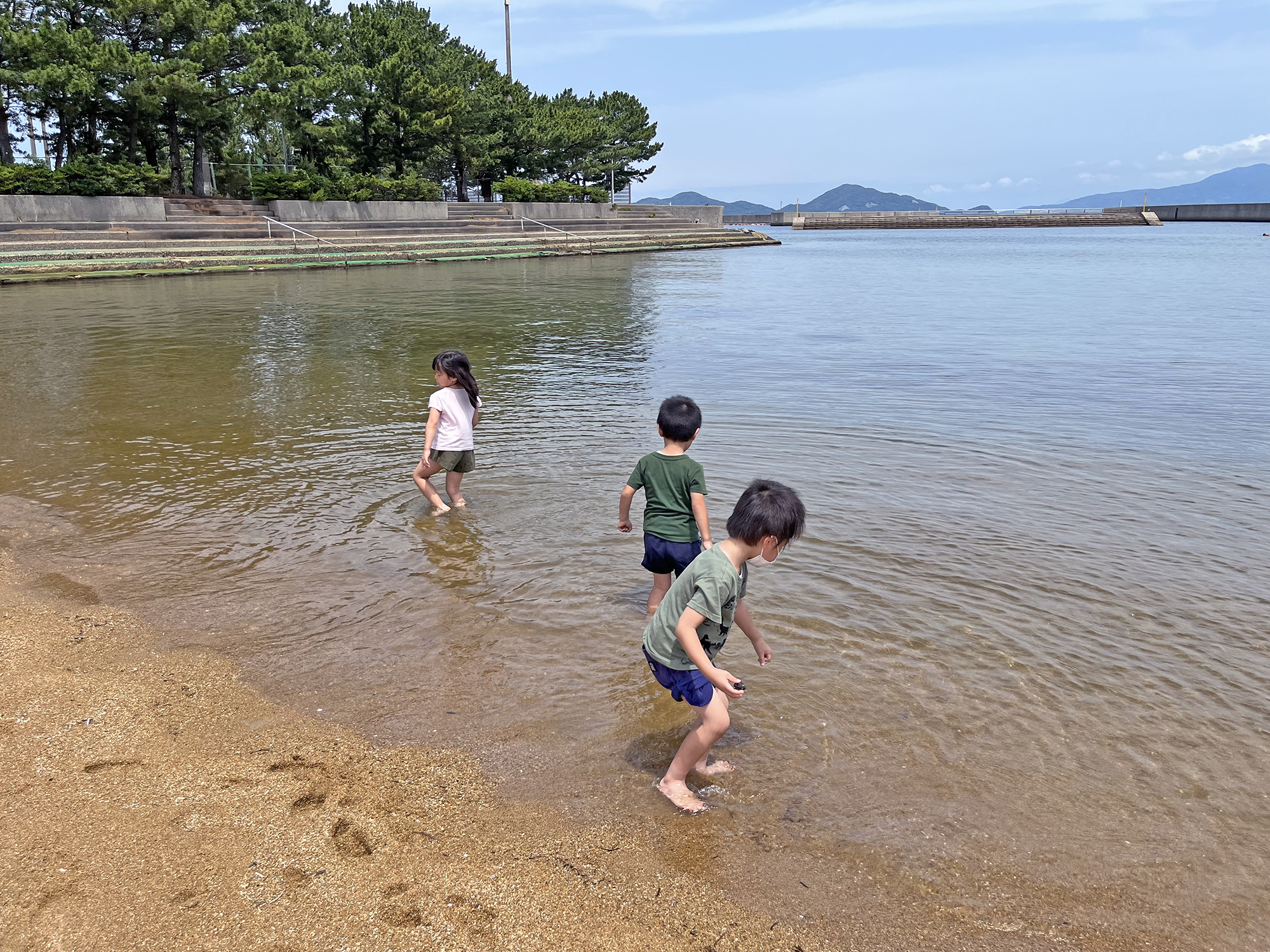 水が透きとおって綺麗でした！