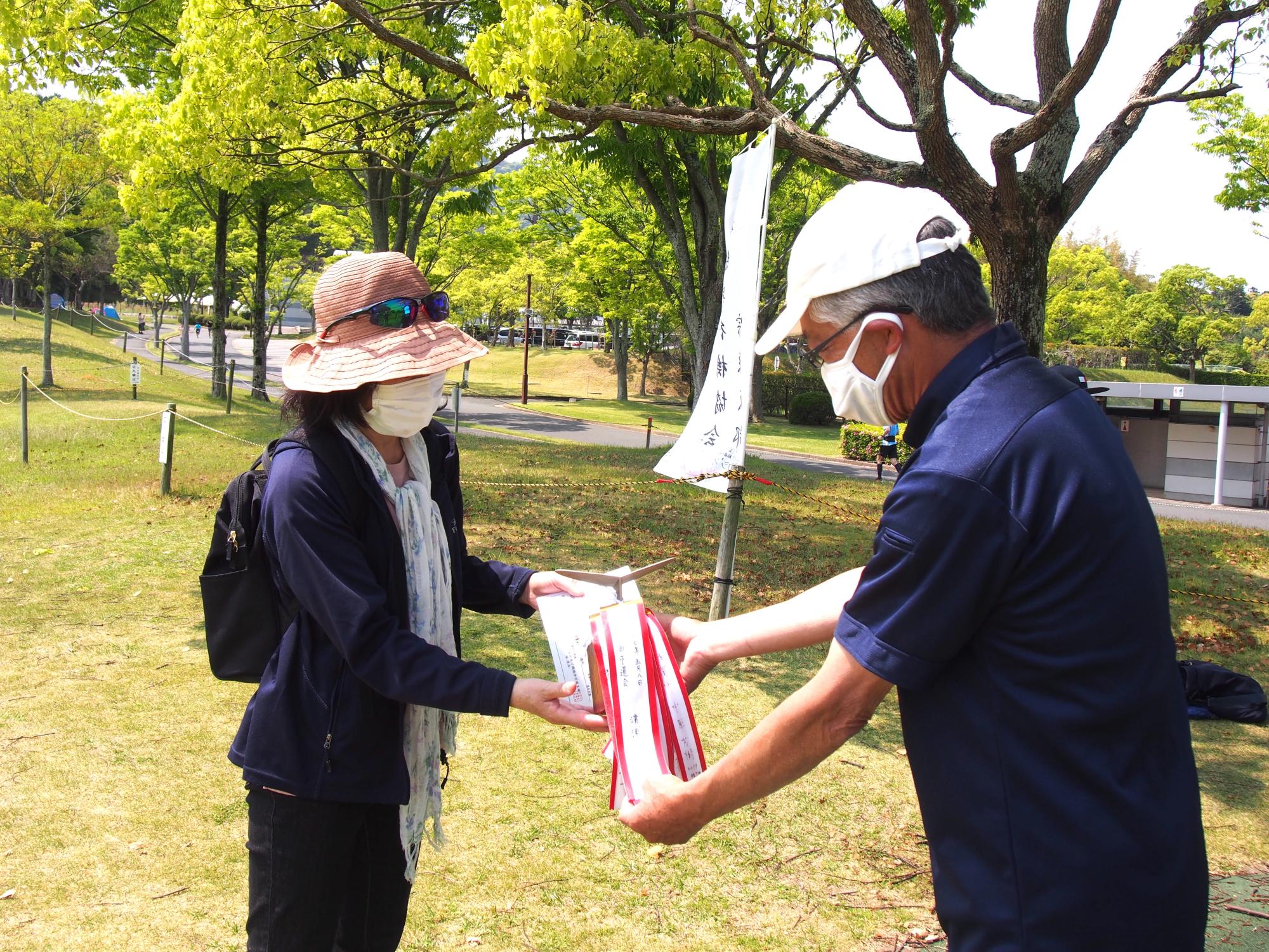 大人の部で優勝した濱浦さん