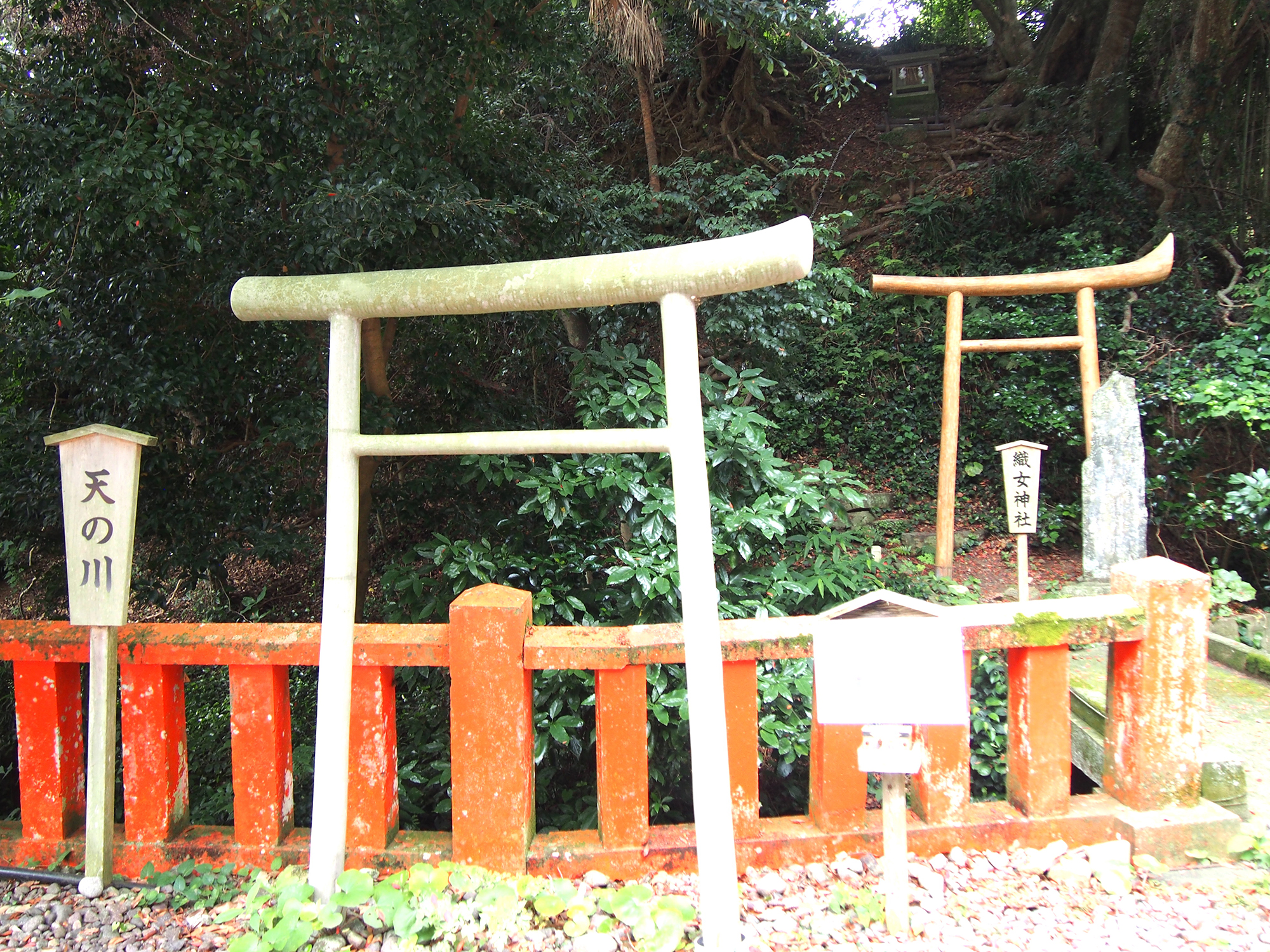 天の川と織女神社