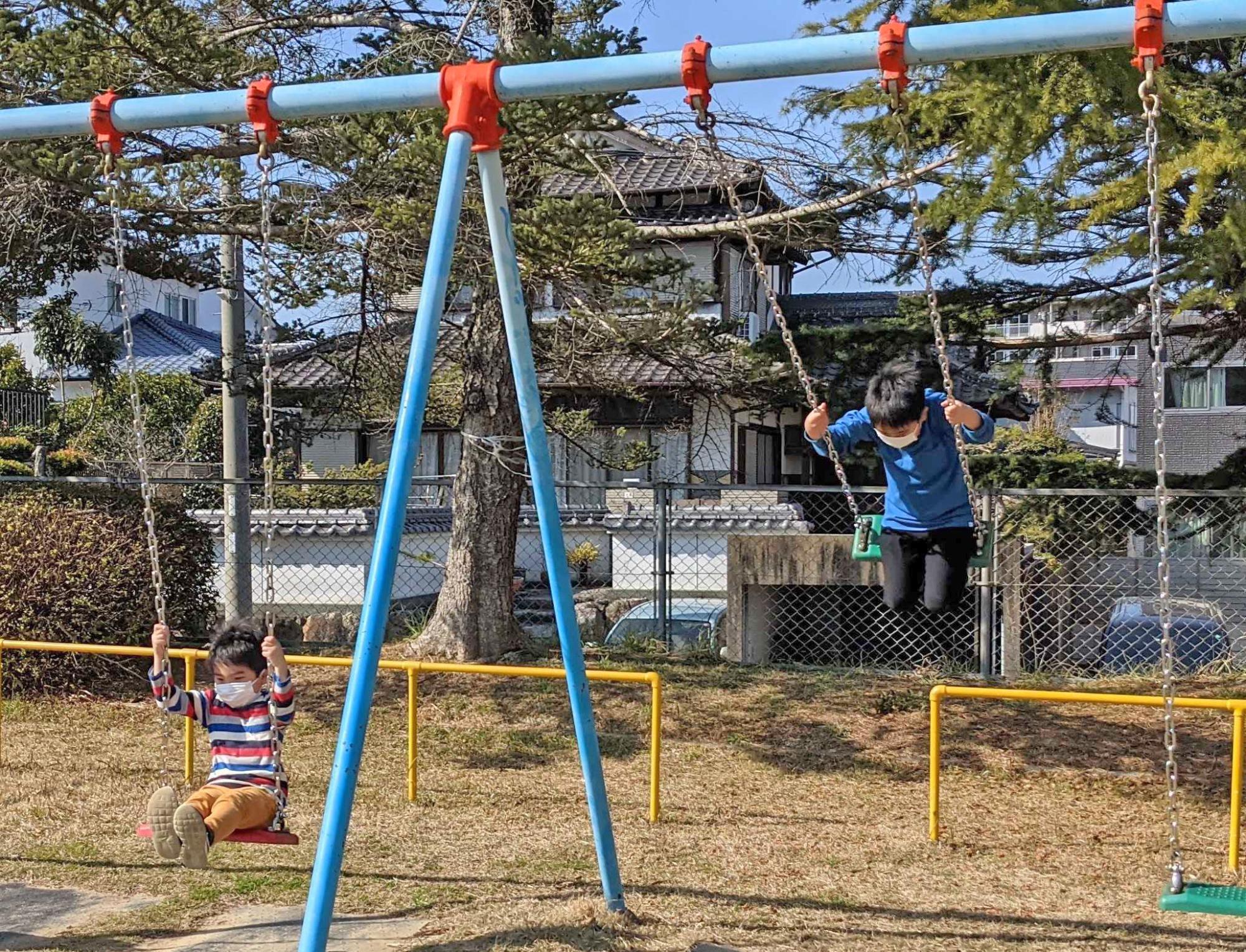 自宅近くに公園があるので、ちょっと遊ばせたいときにも助かります