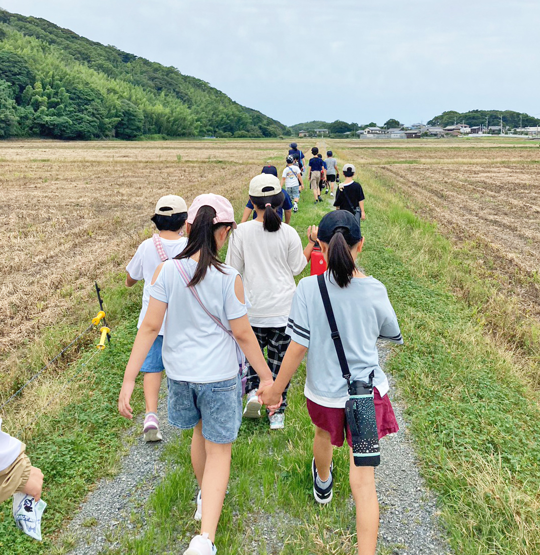 清水さんの畑へ出発！