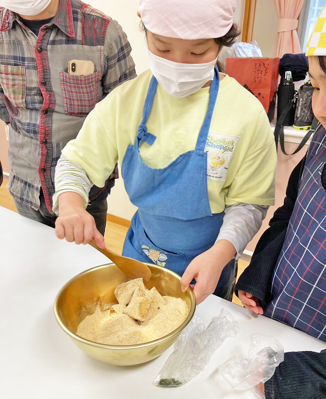 きな粉の甘い香りが食欲をそそります