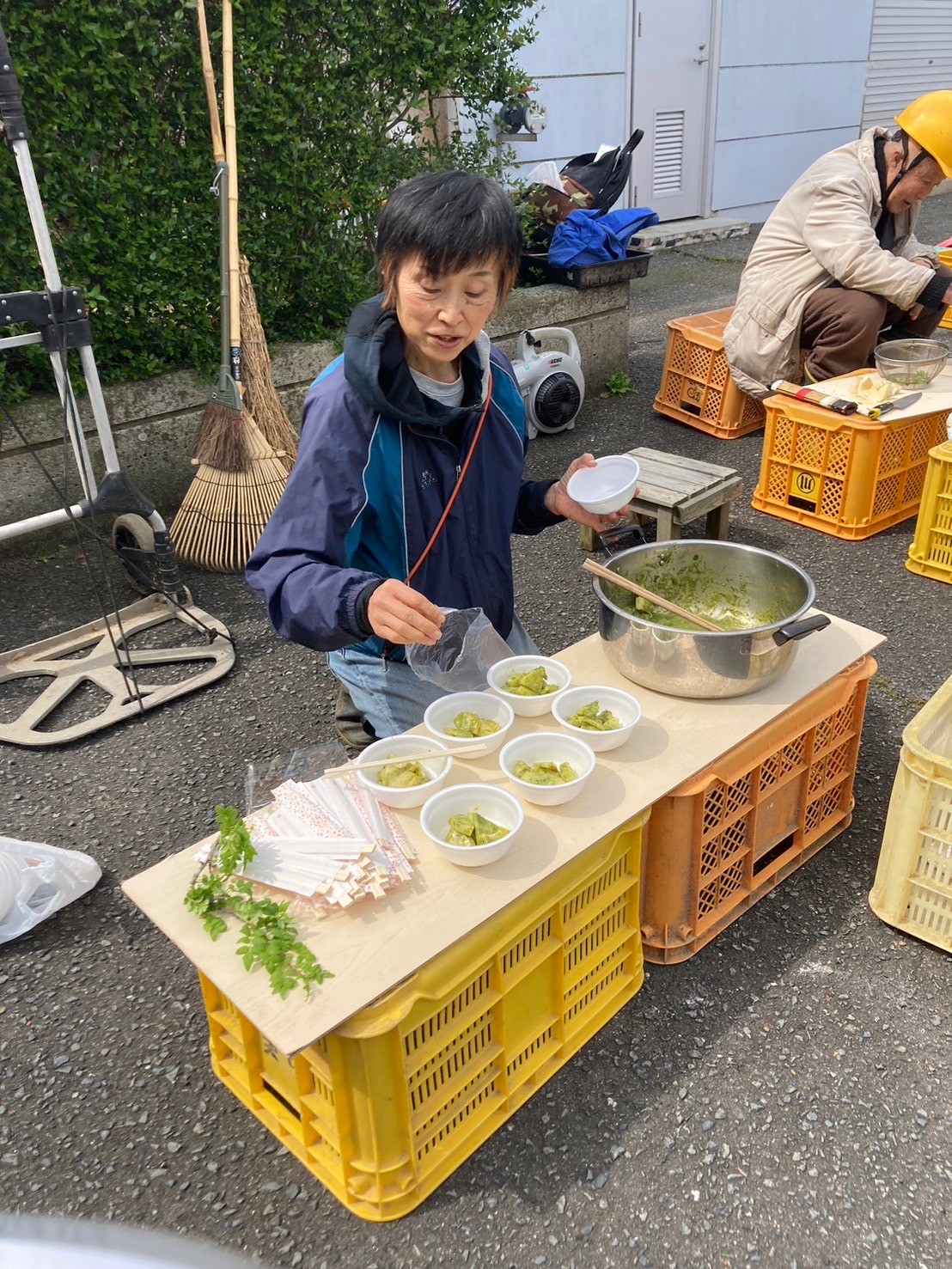 緑色が美しい「木の芽あえ」