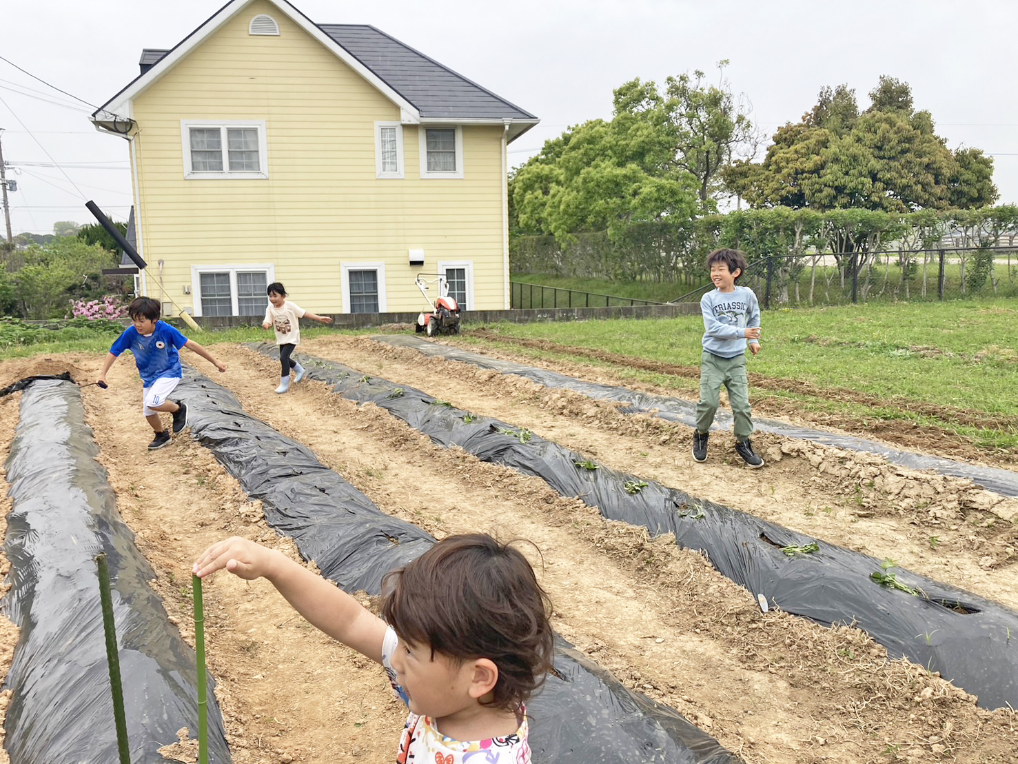 子どもたちが走り回れるほど十分な広さがあります！