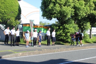 生徒会児童会あいさつ運動