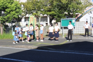 生徒会児童会あいさつ運動