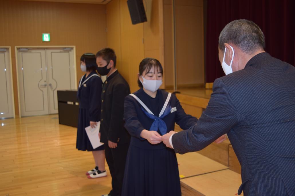 退任式・任命式