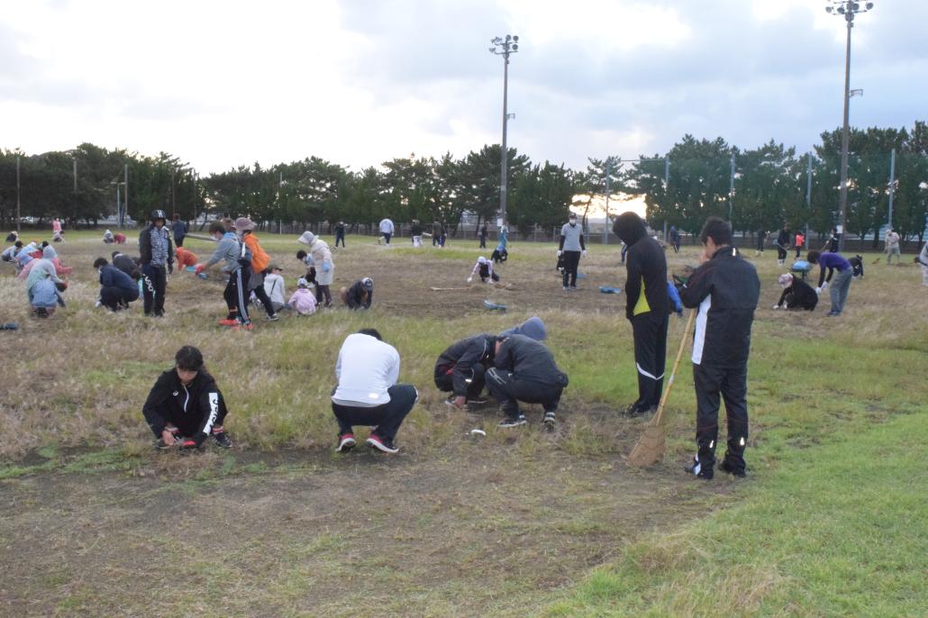 グラウンド整備