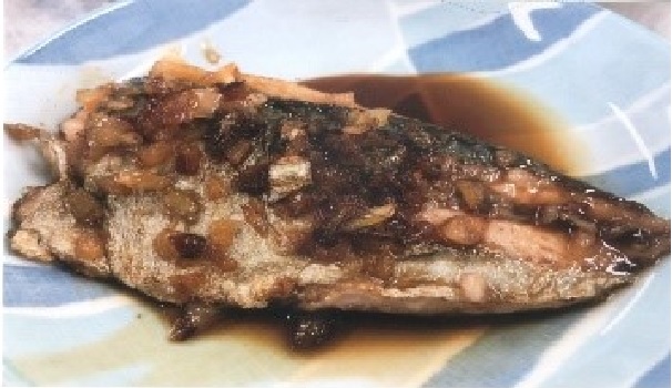 ２あじの照り焼き