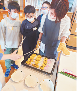 おいしいスイートポテトの出来上がり