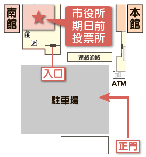 市役所期日前投票所